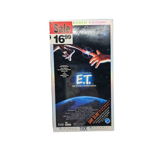 E.T.: The Extra-Terrestrial Boxed Edition VHS - Digitally Mastered THX Sealed - Picture 3 of 7